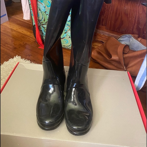 Hunter Tall Rain Boots - Picture 2 of 7